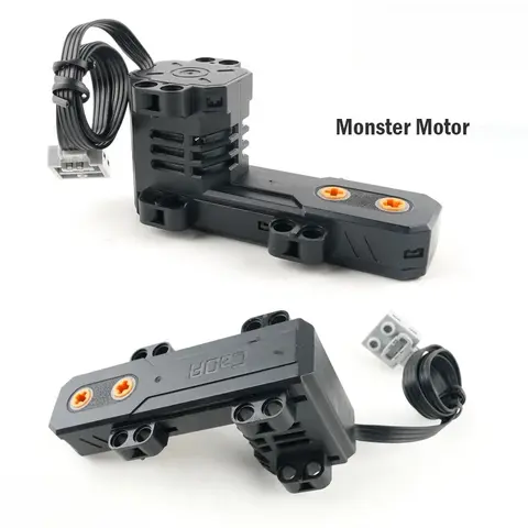 1/2PCS CaDA Buggy Motor Enhanced Super High Speed & Powerful Upgraded Monster Motor for Building Blocks Racing Car Modify Toys