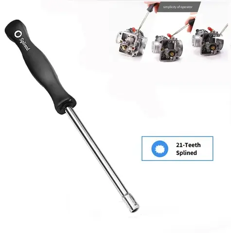 Carburetor Special Key 21 Tooth Splined Carburetor Carb Adjustment Hand Tool For Husqvarna 125 135 136 137 141 142 235 236 355