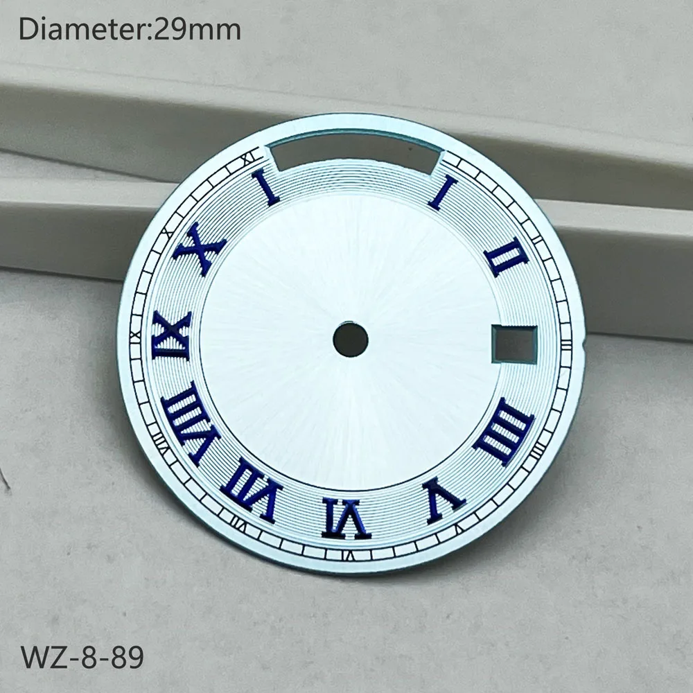 29mm Miyota 8285 dial Roman scale day_date dial suitable for Miyota 8285 automatic movement m228235-0053 m228348rbr-0043 dial
