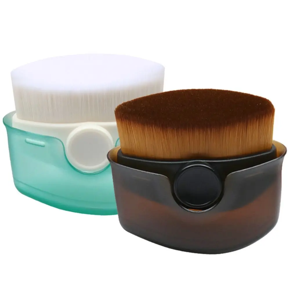 

Профессиональная мягкая большая Кисть для макияжа Kabuki, кисть для консилера с крышкой, кисть для контуринга