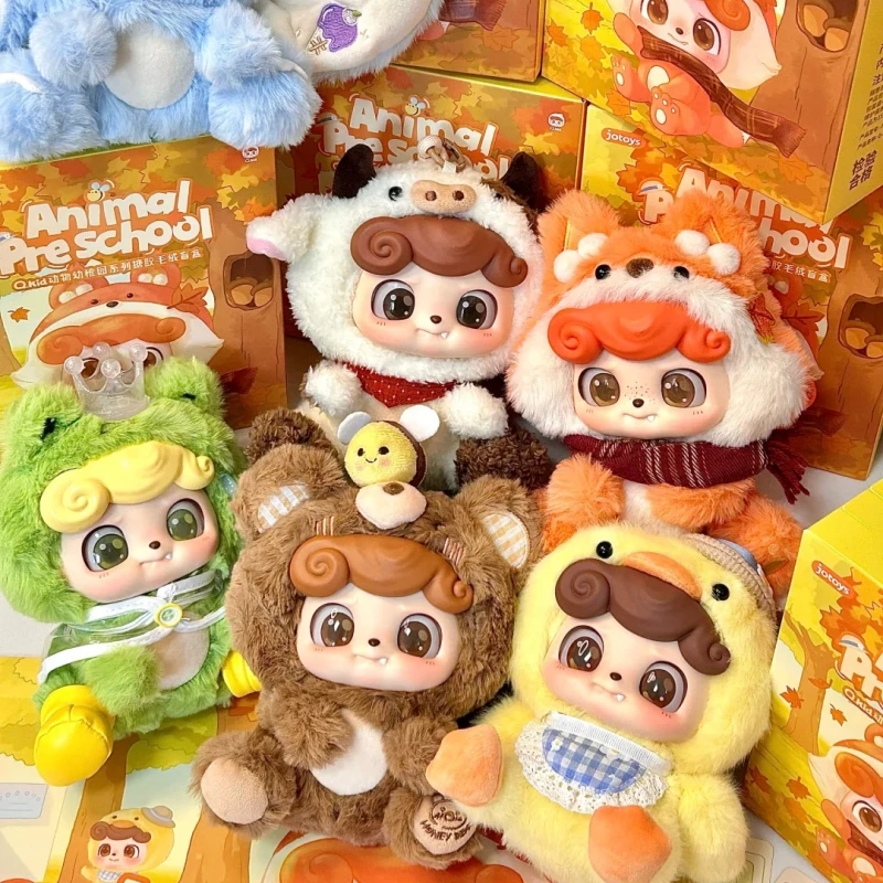 

Новое поступление 2025 года, серия Q.Kids, фигурка для дошкольников, слепая коробка, подарок-сюрприз, мультяшные куклы Q Baby Mystery Box, модель, подарочные игрушки