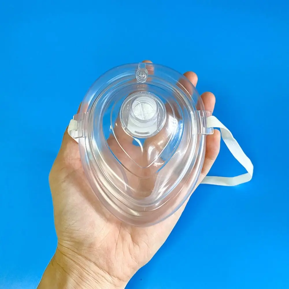 

Reuseable CPR Breathing Mask One-way Valve Tools Professional Artificial Respiration Mask Breathing Mask Red Cpr Rescue