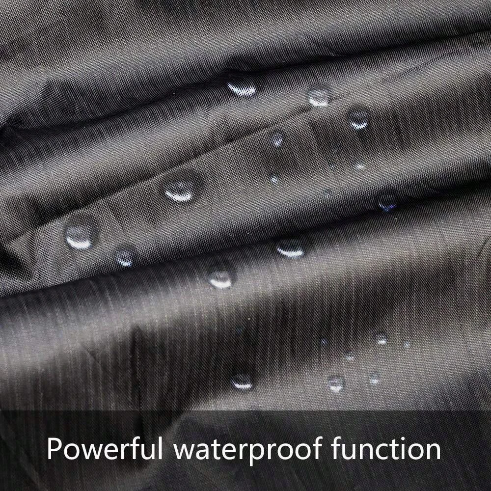 High Quality Custom Sized 190T Oxford Cloth Fabric Anti Water Dust Foldable Motorcycle Cover