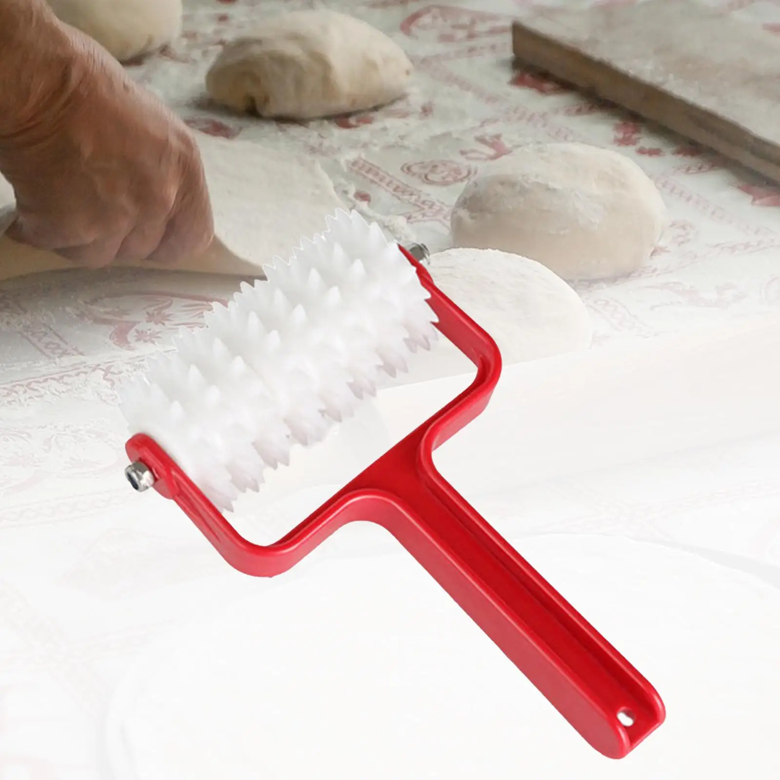 البيتزا العجين دوكر ثقب الناخس البيتزا عجلة الأسطوانة المنزل مطعم البيتزا شوبك لرسو السفن أداة للخبز البسكويت زلابية