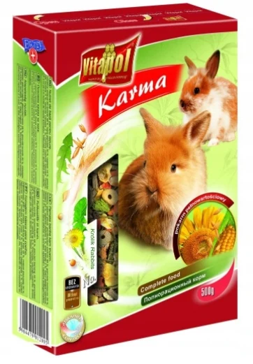 Voer voor konijn Vitapol voer 500g