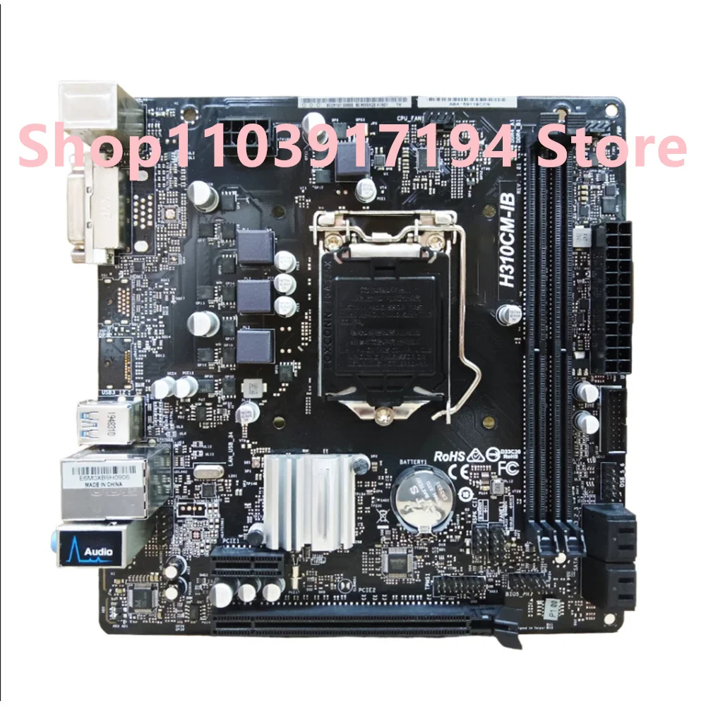 FOR ASRock H310CM-IB Motherboard LGA1151Intel H310 DDR4 32GB Micro ATX support 9th/8th Gen Core i5-9400F 8500 9700F i9-9900 cpu