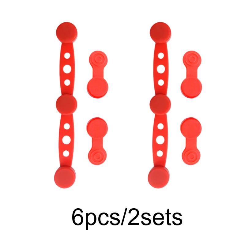 6 stuks/2 sets magnetische siliconen gespen voor luchtfriteuse - antiaanbaklaag perkamentclips, magnetische bevestigingsmiddelen, compatibel met / luchtfriteuseovens