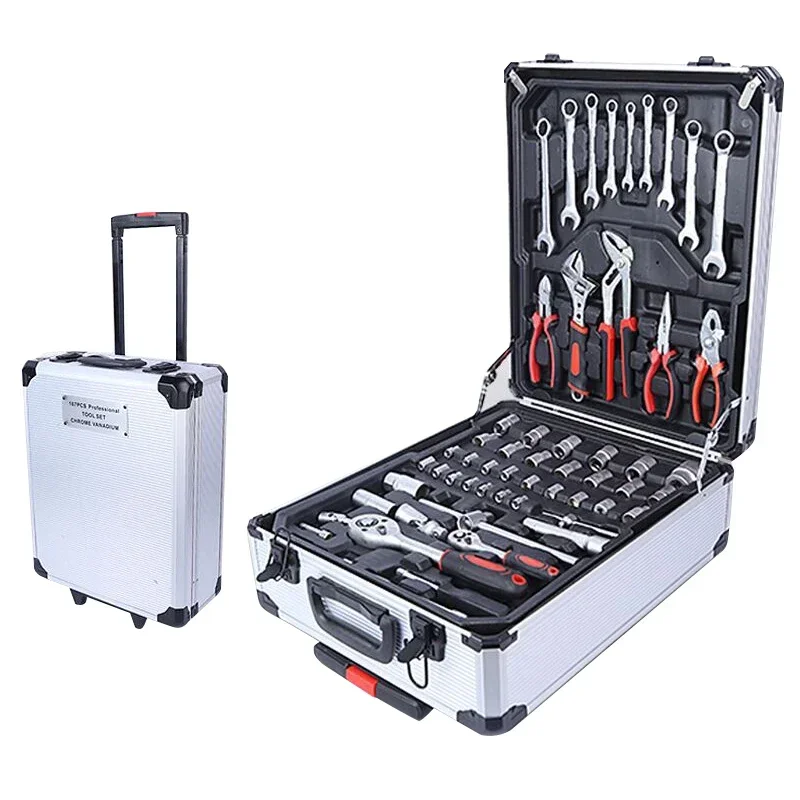 

187PCS Hand Tool Sets Car Repair Tool Kit Set Mechanical Tools Box Home Socket Wrench Set Ratchet Screwdriver Kits