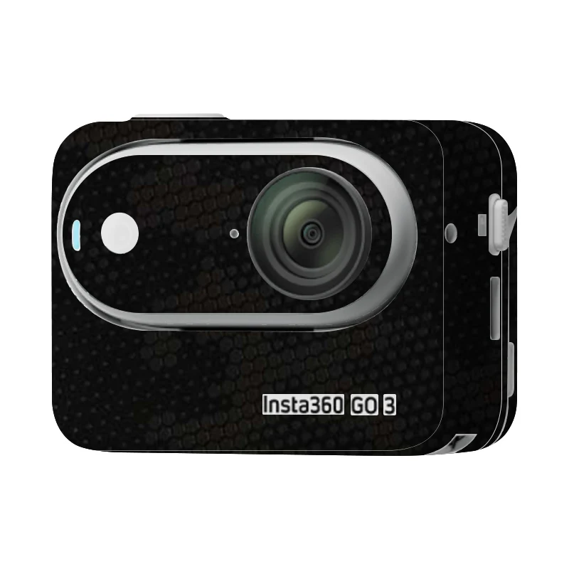 المضادة للخدش فيلم الغطاء الواقي ، كاميرا الجسم الديكور ، ملصق لاصق لامع ل Insta360 GO3 ، التفاف الموضة