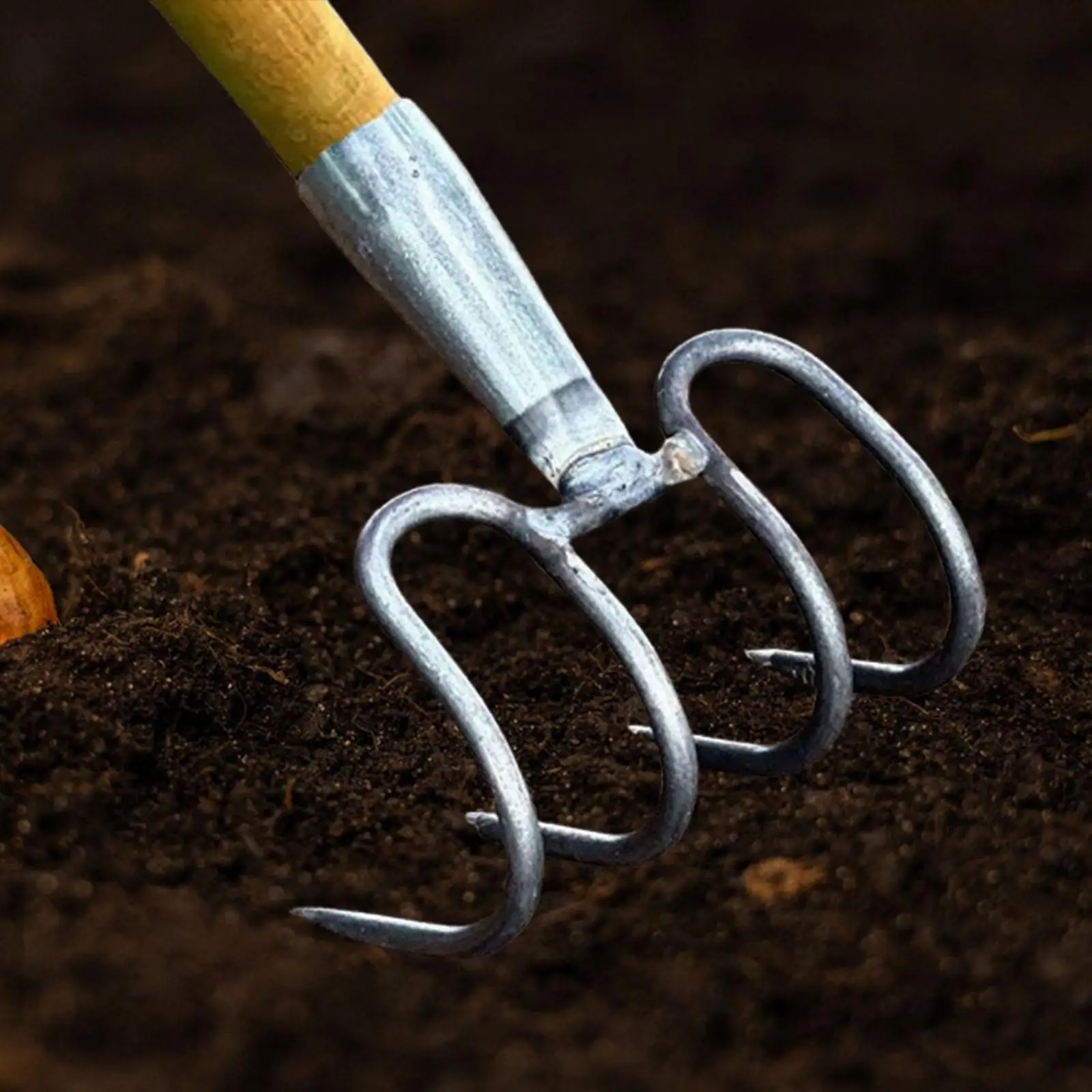 

Hand Rake Versatile Clamming Rake Gardening Tool for Flowers Backyard Plants