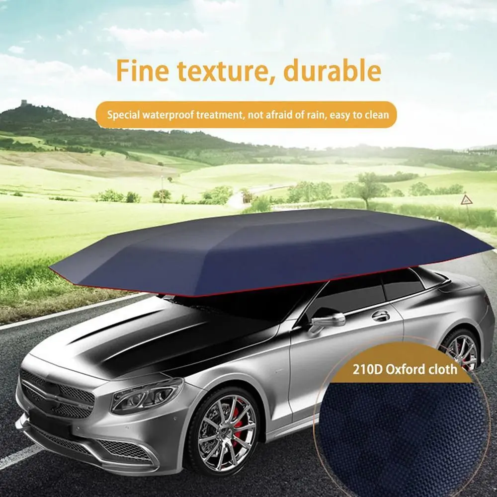 Car Roof Sun Umbrella Car Roof Cloth Dustproof And Uv Resistant Outdoor Waterproof Folded Portable Canopy Cover