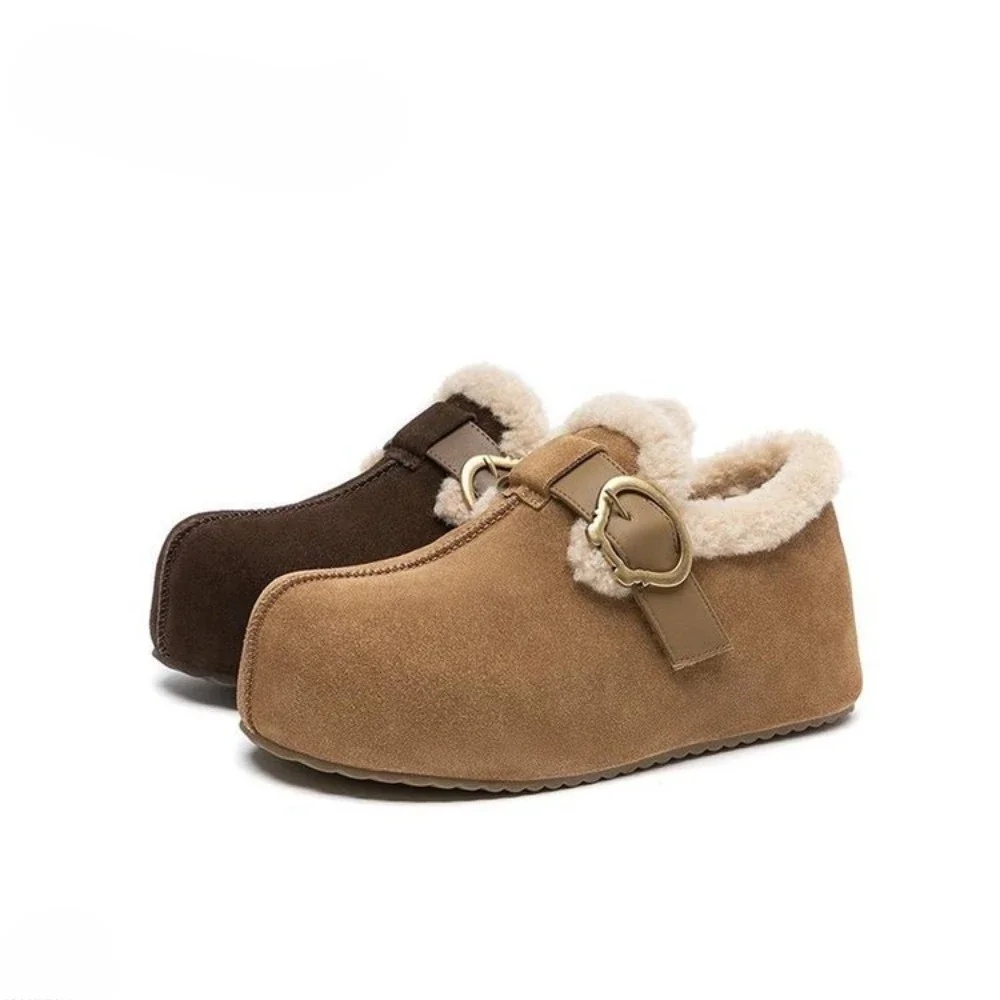 

Women's Inner Heightening Thick-Soled Cotton Shoes New Winter Style All-Match Casual Comfortable Warm Women's Shoes Size 35-40