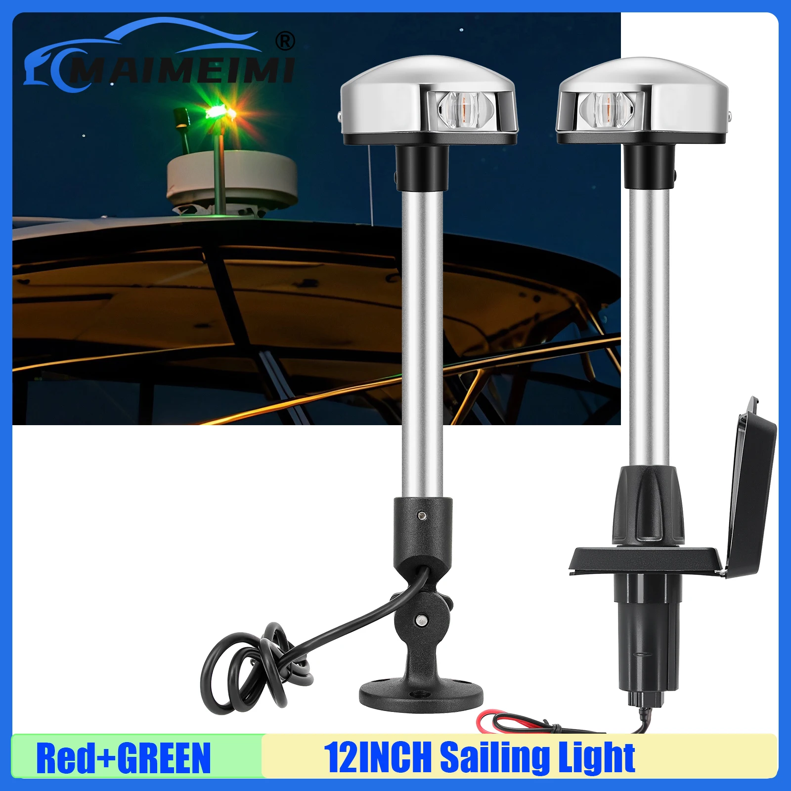 maimeimi-red-green-led-fold-down-stern-light-anchor-lamp-for-pontoon-marine-boat-navigation-light-removable-2-pin-plug-in-base