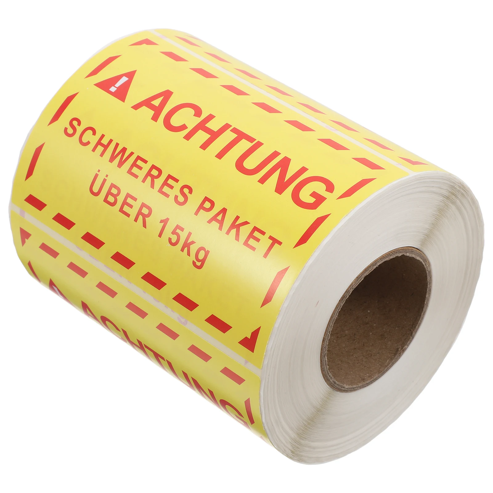 

Heavy Overweight Warning Stickers Adhesive Waterproof Labels Package Handling Shipping Safety Label Set Yellow