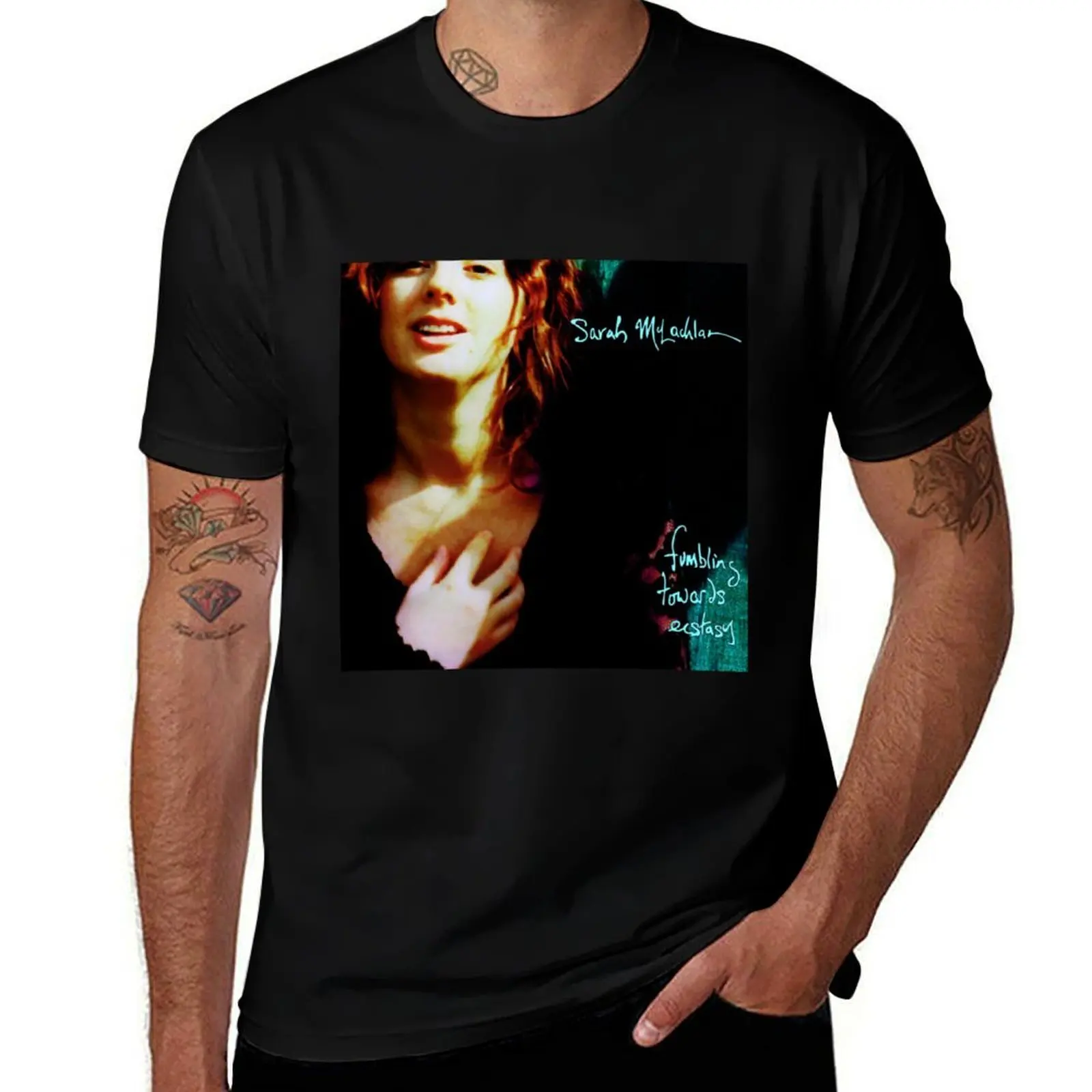 

for Sarah man fumbling men man ecstasy shirts cotton towards t vintage McLachlan shirts T-Shirt graphic for man t shirts t 100%