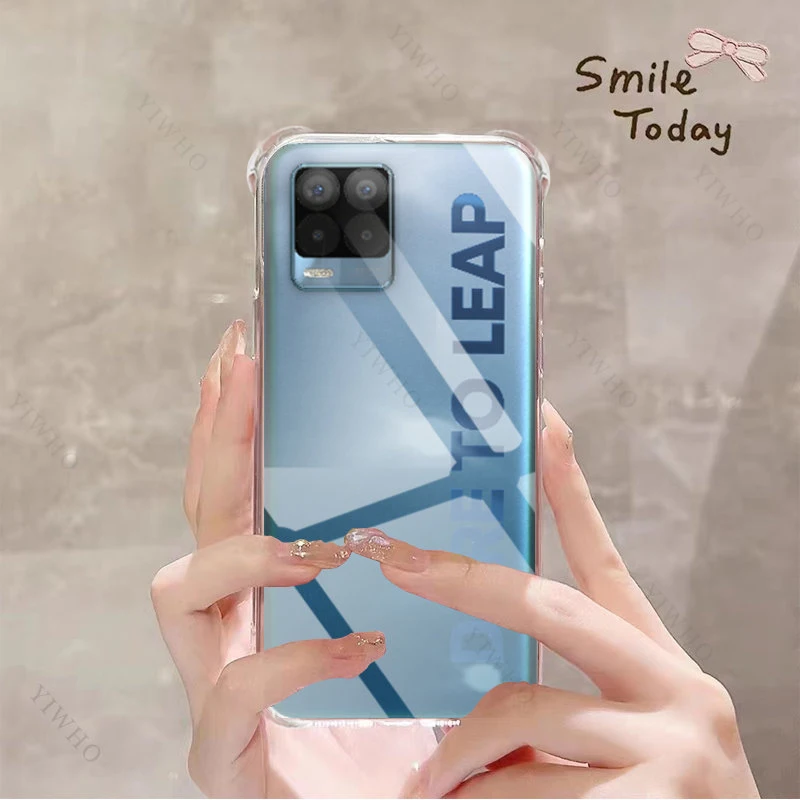 Clear Phone Thin Case for Realme 8 Pro TPU Transparent Case for Realme8Pro 8Pro 6.4\