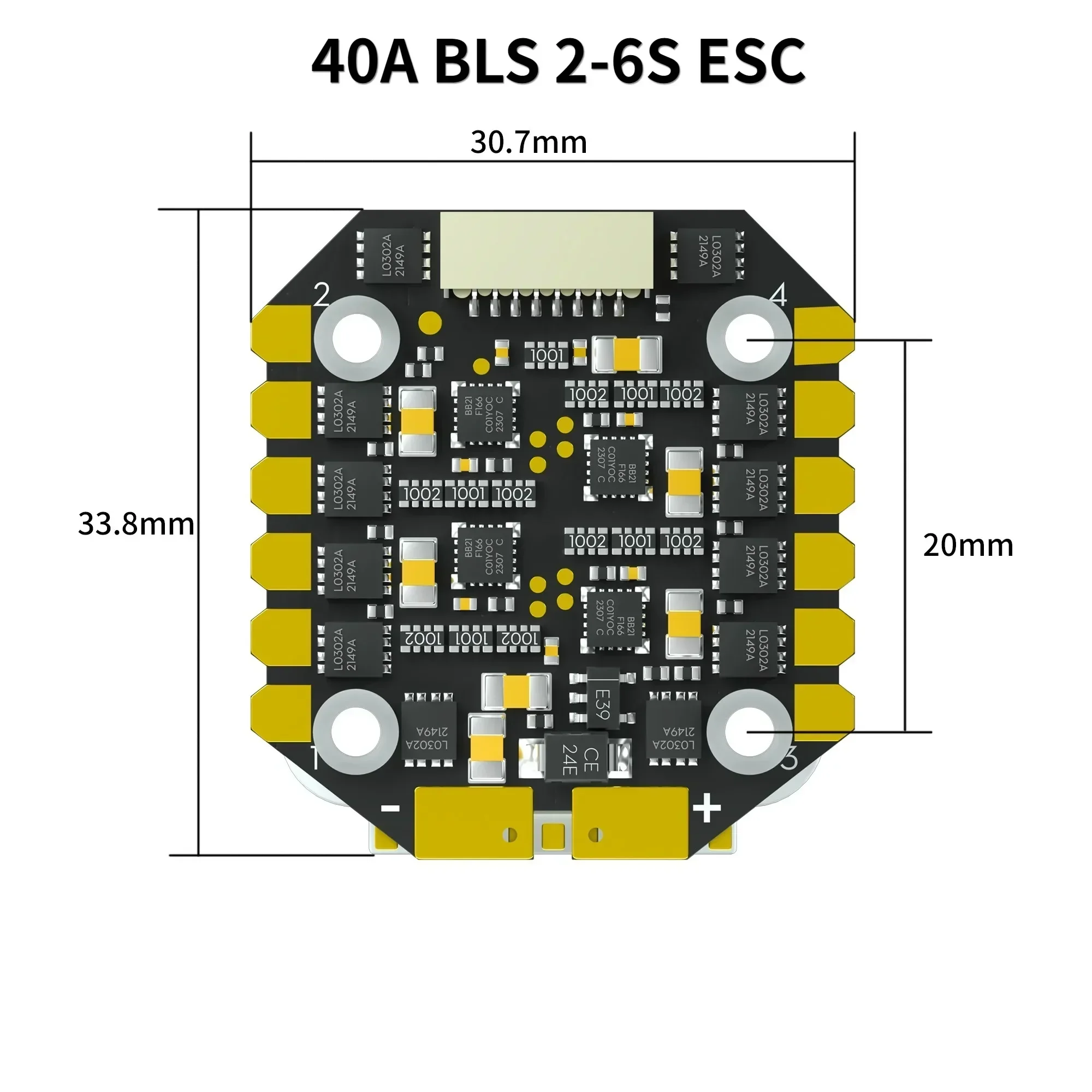 

F722 Pro Mini V2 45A 32-битный 128K 20X20 Контроллер полета Высокопроизводительный головной контроллер STM32 F722 для RC FPV дронов
