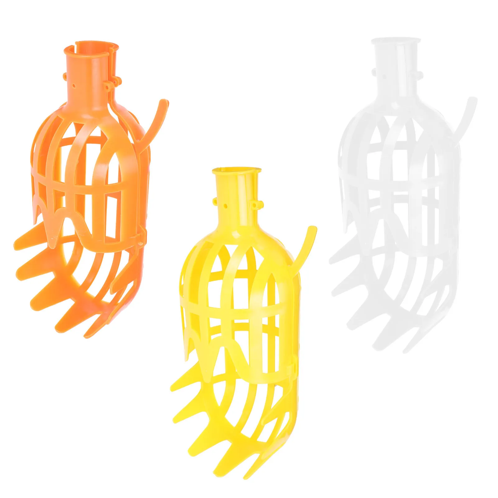 

3pcs Fruit Picker Persimmon Jujube Harvester Garden Farm Tool Durable Orchard Picking Device Plastic Catcher Gardening