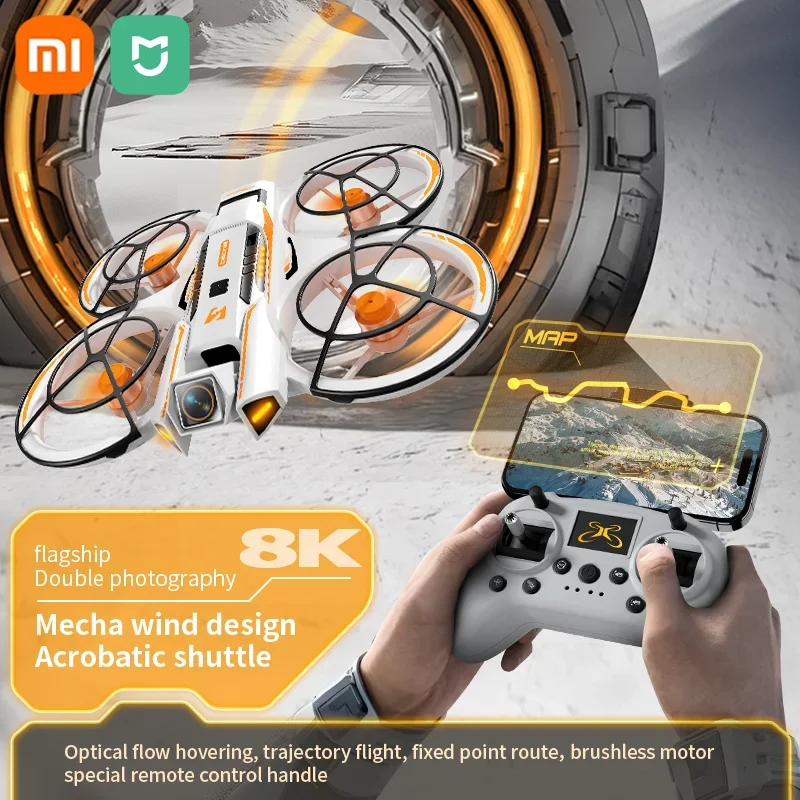 Xiaomi a21 pro vr drone 8k profissional aérea hd câmera dupla inteligente evitar obstáculos sem escova de energia dobrável fpv uav