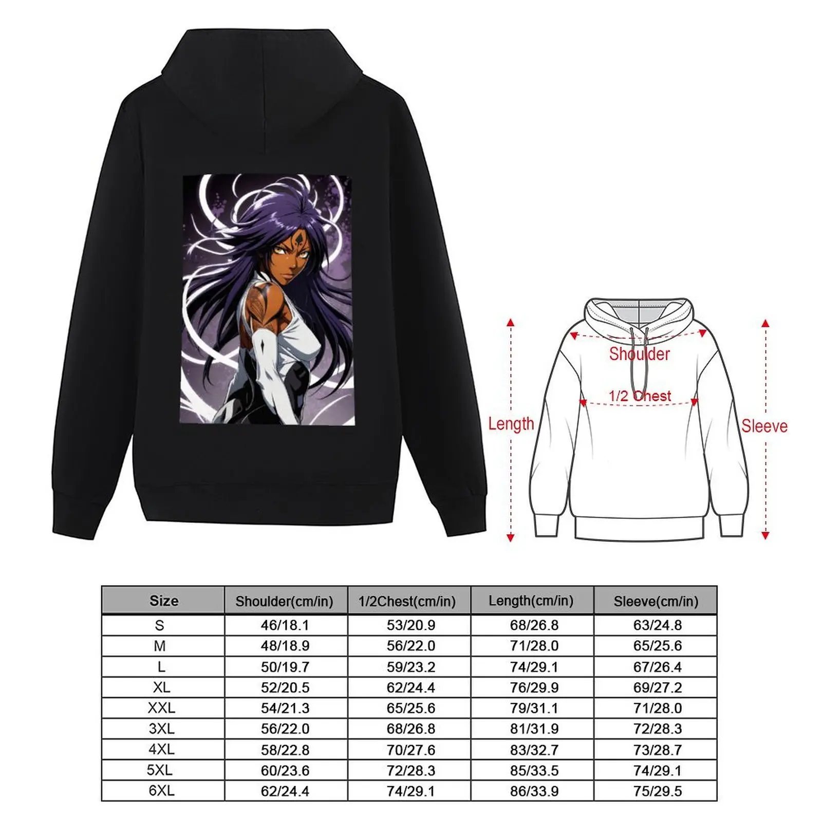 Yoruichi Hot Hoodie ملابس رجالي مصممة للرجال طقم قميص رياضي ملابس جمالية قميص بقلنسوة ملابس رياضية