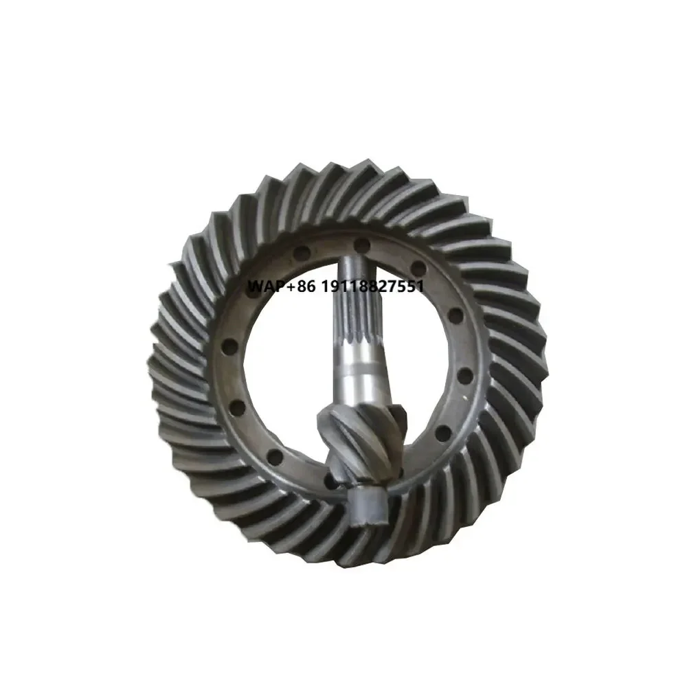 

High precision steel crown wheel and pinion gear bevel gear China