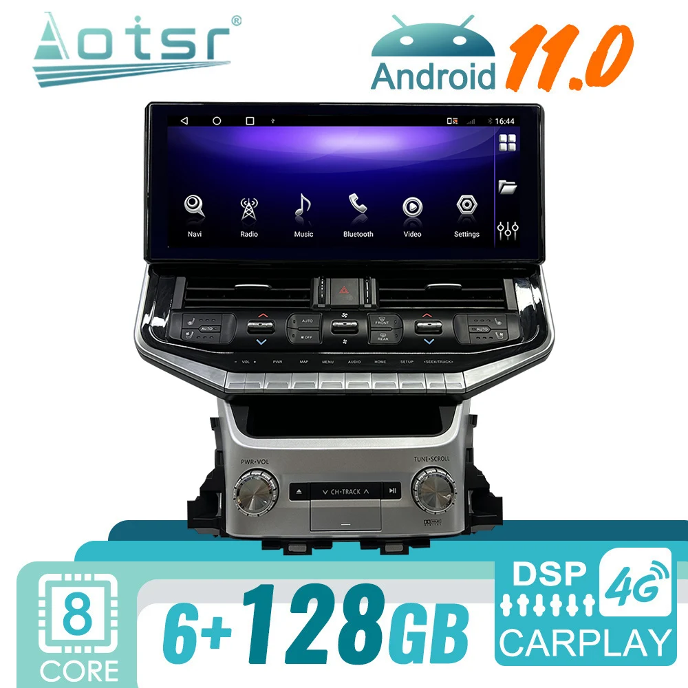 

For Toyota Land Cruiser LC200 LC300 2016 - 2023 Android Car Radio 2Din Autoradio Stereo Multimedia Receiver Video Player Unit