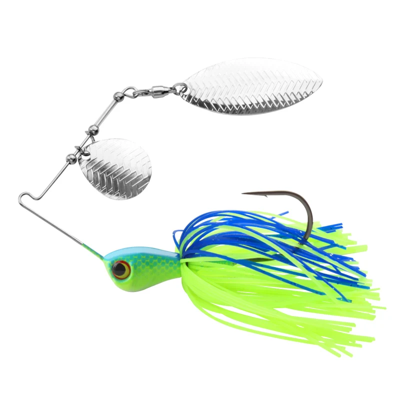 

RUKE 1pc Fishing Lure Spinner Spoon Bait Metal Lure Hard Spinner Lure Spinnerbait Pike Swivel Fish Tackle Wobbler Fishing