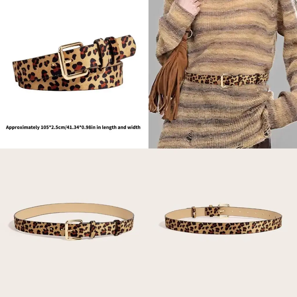 

652F Girls Retro Waist Belt for Daily Costume Hot Jewelry Waist Body Jewelry for Party Jeans Belt Cowboy Chain