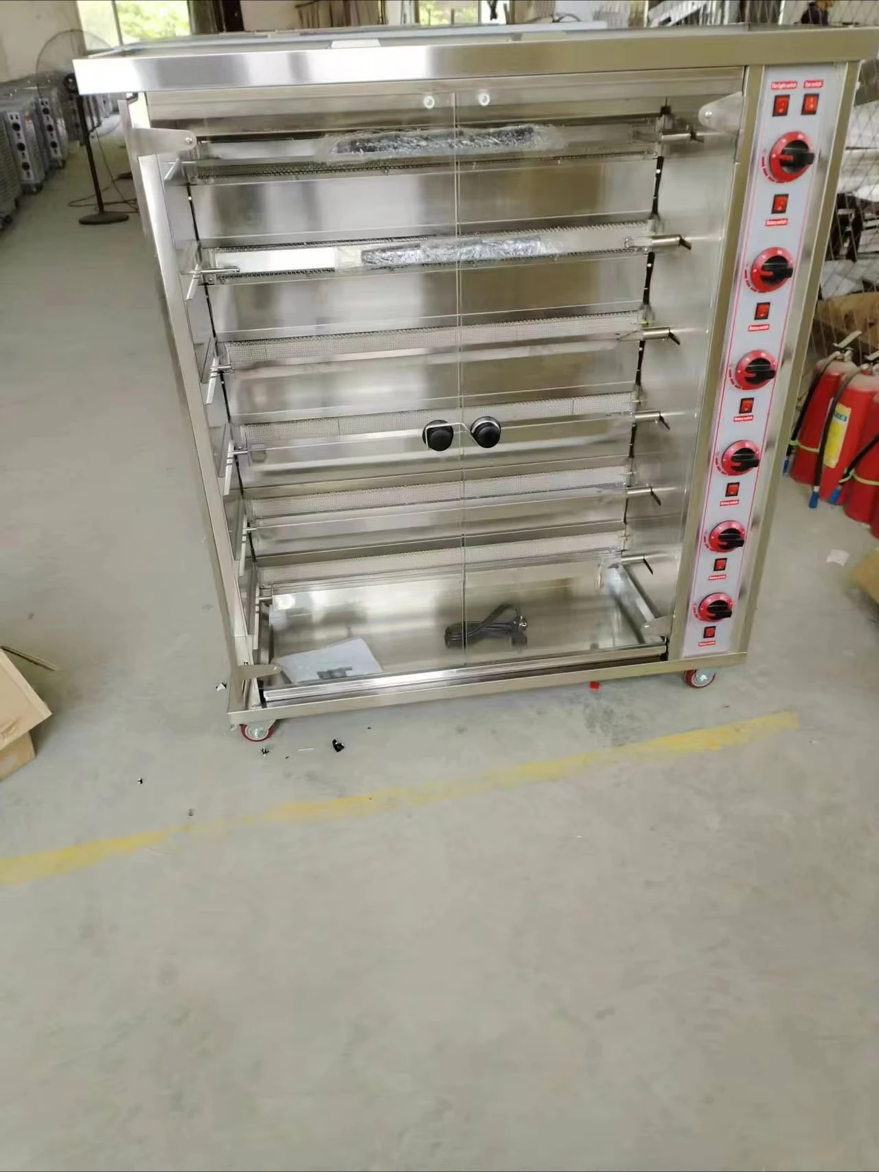 Factory Direct Commercial Gas/Electric  Chicken Commercial Grill Shop Equipment Oven Grill Machine