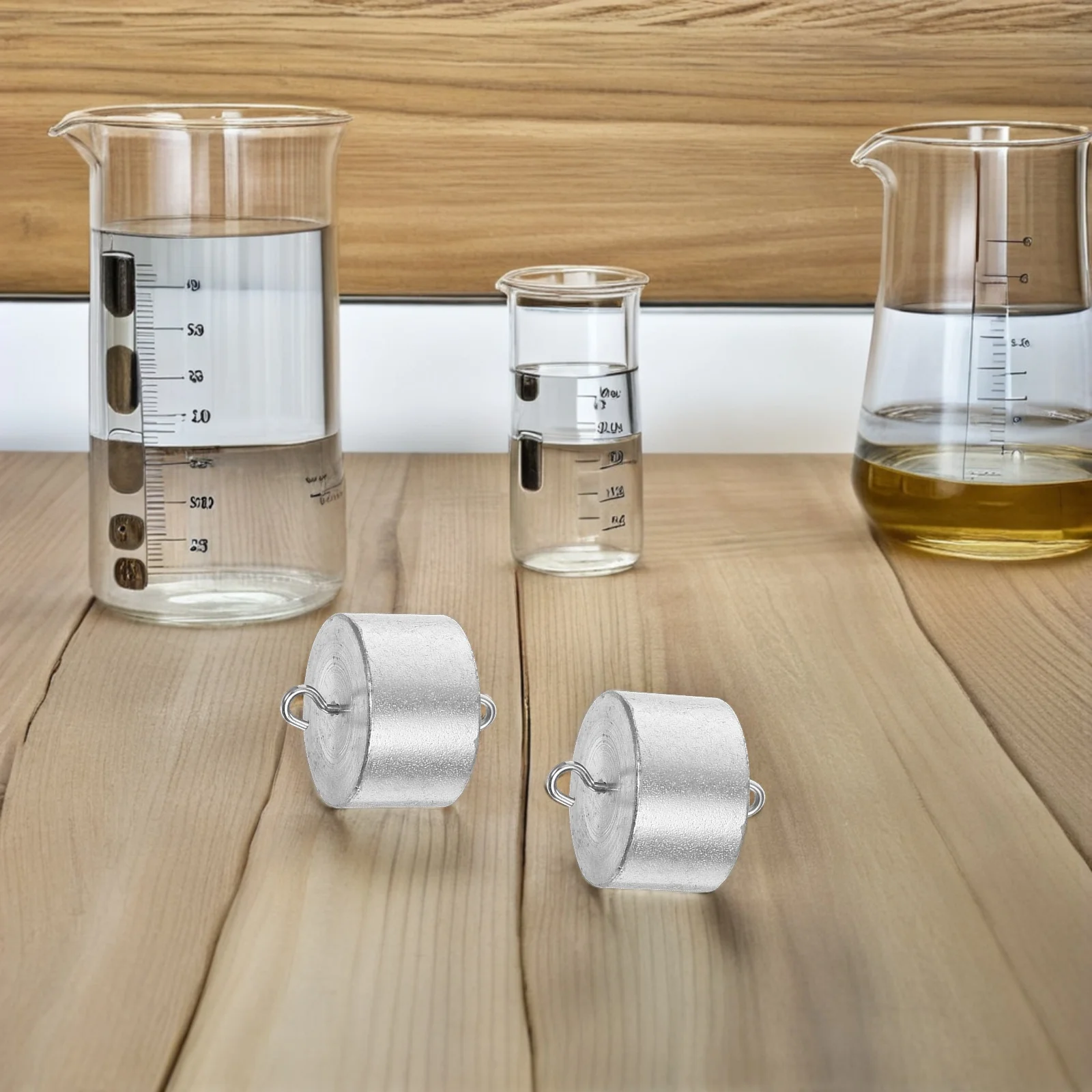 

4 Pcs Weight Correction Small Weights Teaching Aids Mass Calibration Grams Iron Labs Scale Adjustment