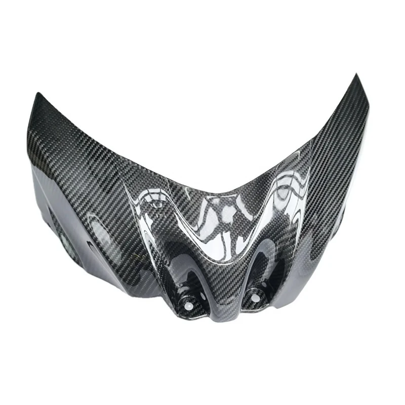 

Hot selling Quality Fiber Motorcycle Parts Glossy Carbon Tank Cover