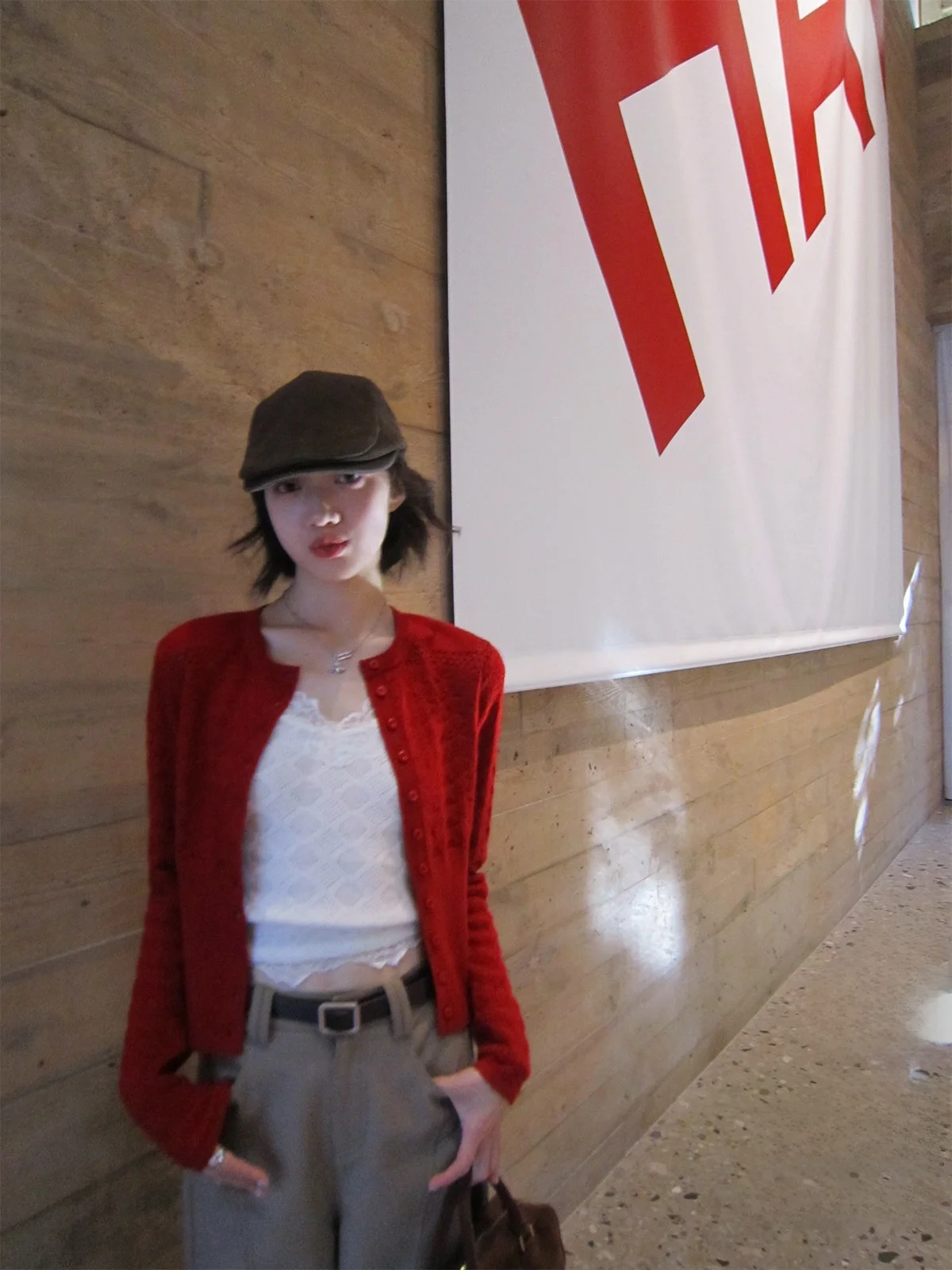 

Corcet Embroidered Waist Seal Cardigan ort Sve Women's Knitted Sweater Inner Wear Single Wear Crt Outerwear Canion