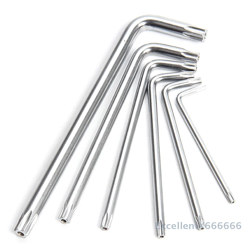 Six Lobe Torx Head Tamper Proof Security Bolt Hole Screwdriver Screw Driver Key T6 T7 T8 T9 T10 T15 T20 T25 T30 T40