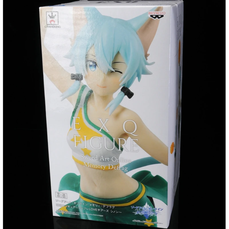 In Stock Original BANPRESTO EXQ Bandai Asada Shino Support the LOVE Cheerleaders Action Figure Animation ToyGift Model Collector