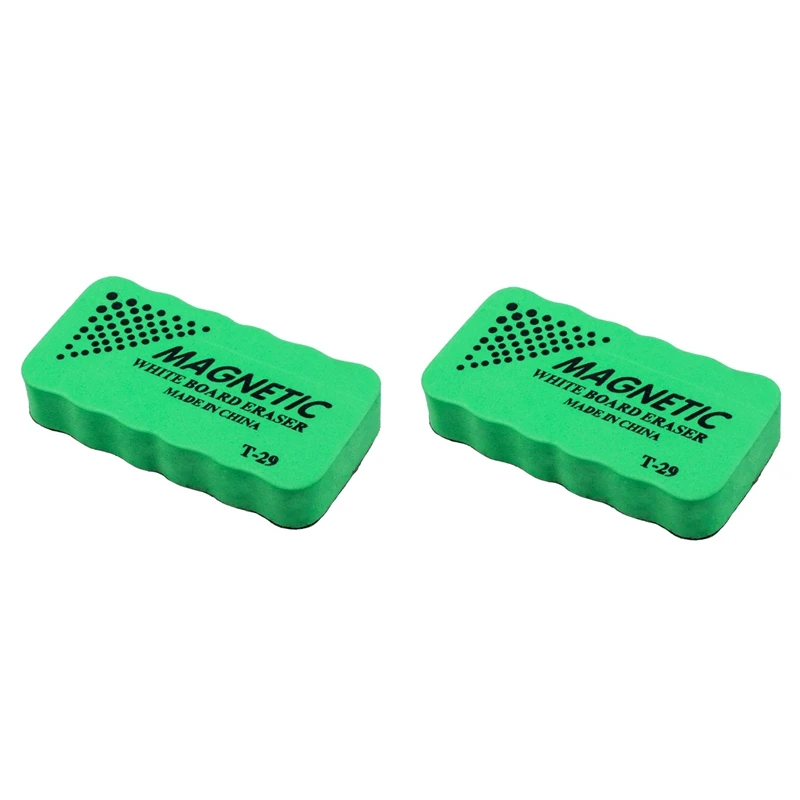 Placa magnética Eraser, quadro branco limpador, Drywipe marcador, escritório, novo, 2 pcs