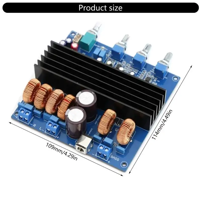 TDA7498E フィーバーデジタルアンプボード大出力 2.1 チャンネルステレオアンプボード