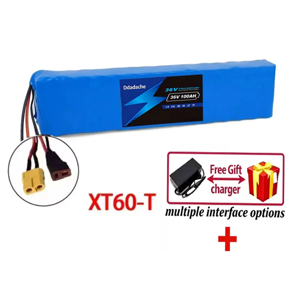 18650 Lithium-Ionen-Akkupack 100Ah 10s3p 36V Akku für FIIDO D1/D2/D2S D4S Faltbares Elektro-Moped Citybike-Akku