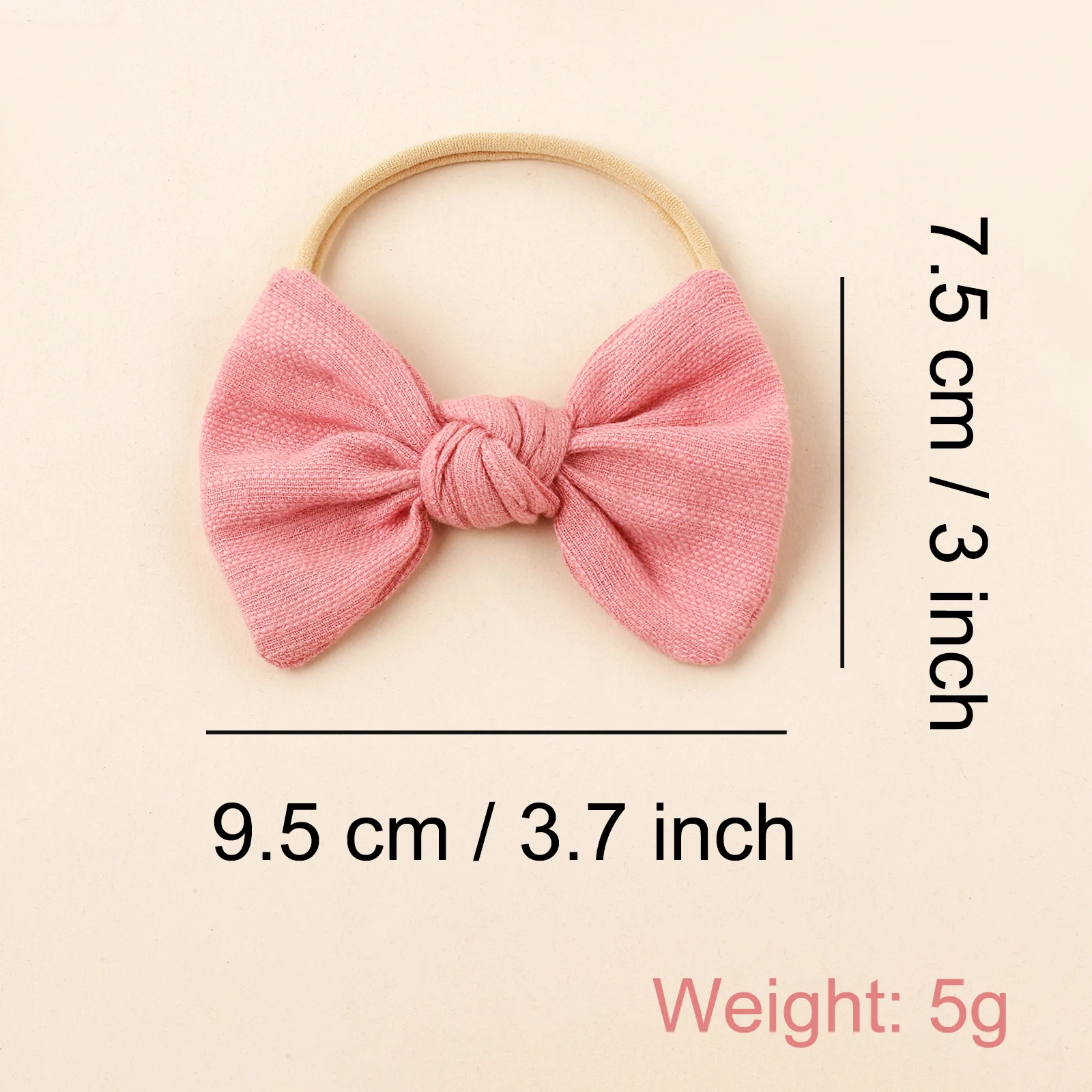 5pcs New Candy Shape Bow Headband Infant Baby Soft Elastic Nylon Hairband Girls Adorable Hair Accessories For Party