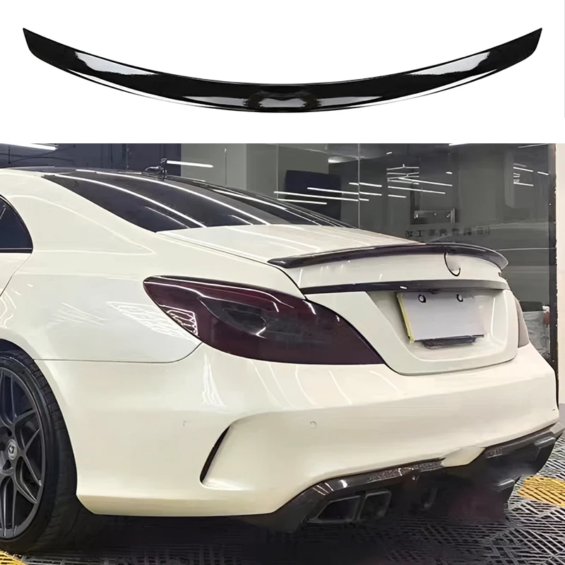 

Suitable for 2012 to 2017 AMG Mercedes Benz W218 CLS300 CLS350 CLS500 CLS550 CLS63 CLS Rear trunk lid spoiler fixed wing