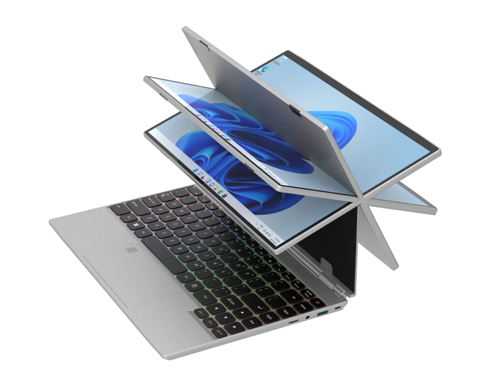 Brand New 14 Inch 2-in-1 Touchscreen Notebook PC N95 16GB RAM 2TB SSD Win 11 System IPS Laptop For Business Home Use