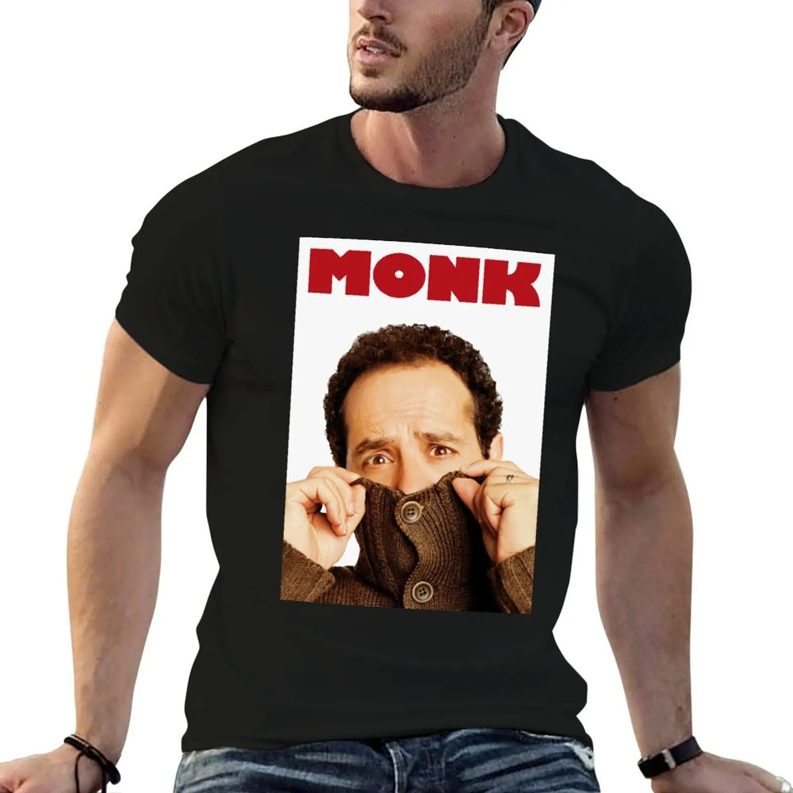 

Adrian Monk Mr. Monk tv show poster T-Shirt g man t shirts for men man t shirt luxury T-Shirt
