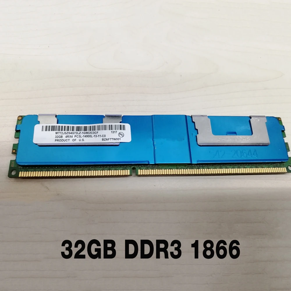 

1 шт. для IBM X3650 X3500 X3550 X3750 M3 M4 RAM 32 ГБ 32 ГБ DDR3 1866 ECC REG 4RX4 память