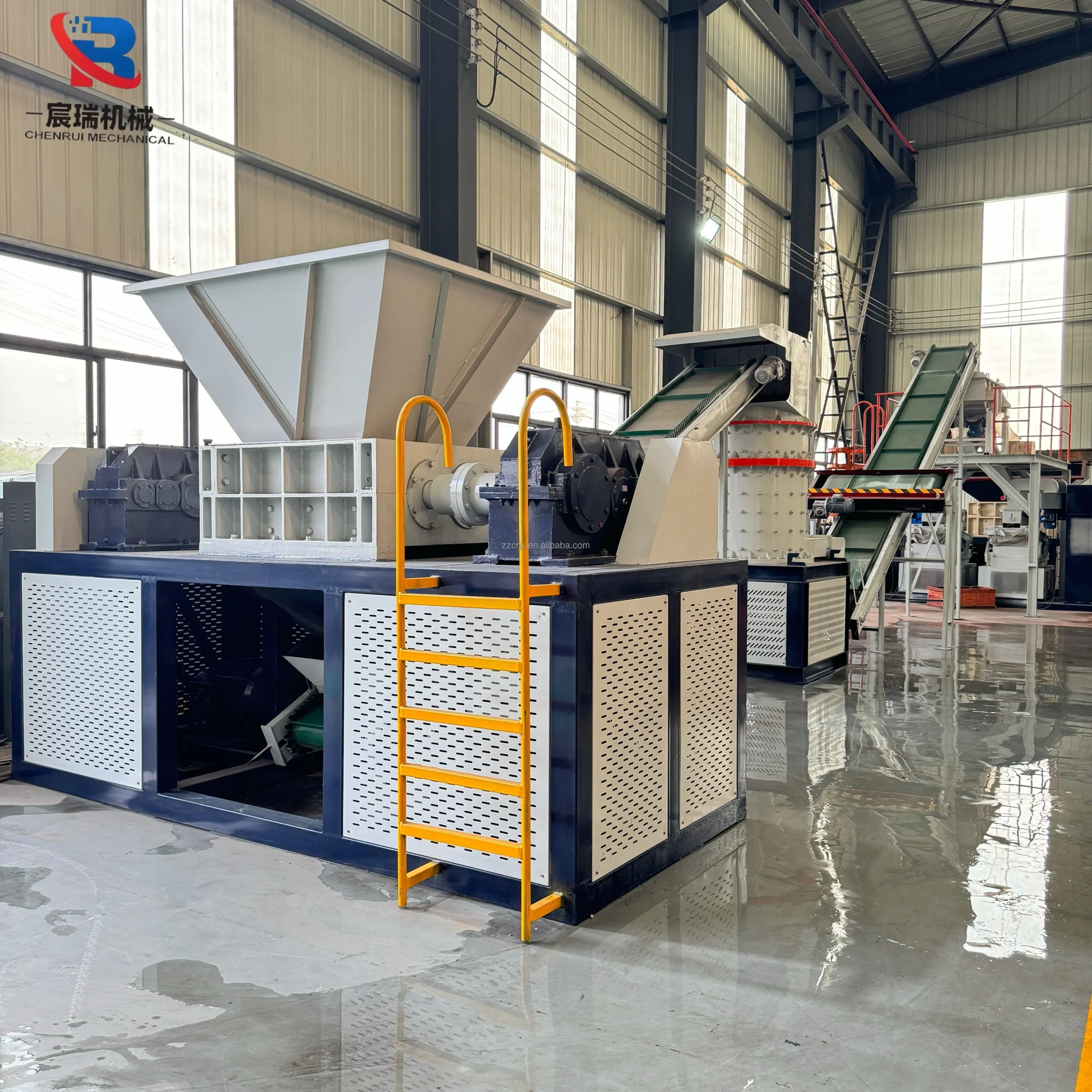 Durable 2 Shafts Shredder Industrial Scrap Metal Shredder Industrial Steel Shredder Manufacturer