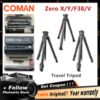 Coman Zero X/Y/F38 Lightweight Travel Tripod Full Carbon Fiber Professional Outdoor DSLR Camera Tripod Tripod