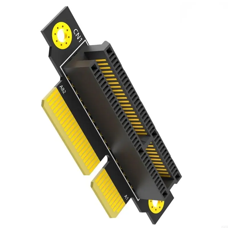 A3PD 20mm Reverse 90 Degree PCIE 4X Slot to PCIe 4X Male to Female Adapters Risers Card for 1U Servers PC Servers Case