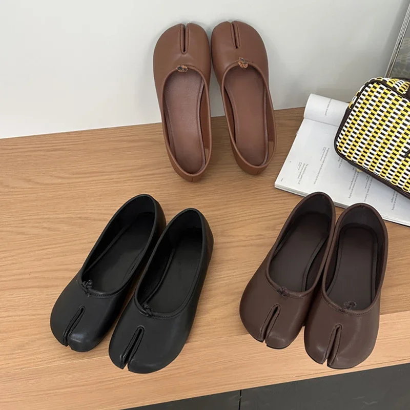 

Aneikeh Retro Designer Round Clip Toe Flat Heels Women Shoes Fashion Spring Summer Casual Party Dress Ladies Sandals