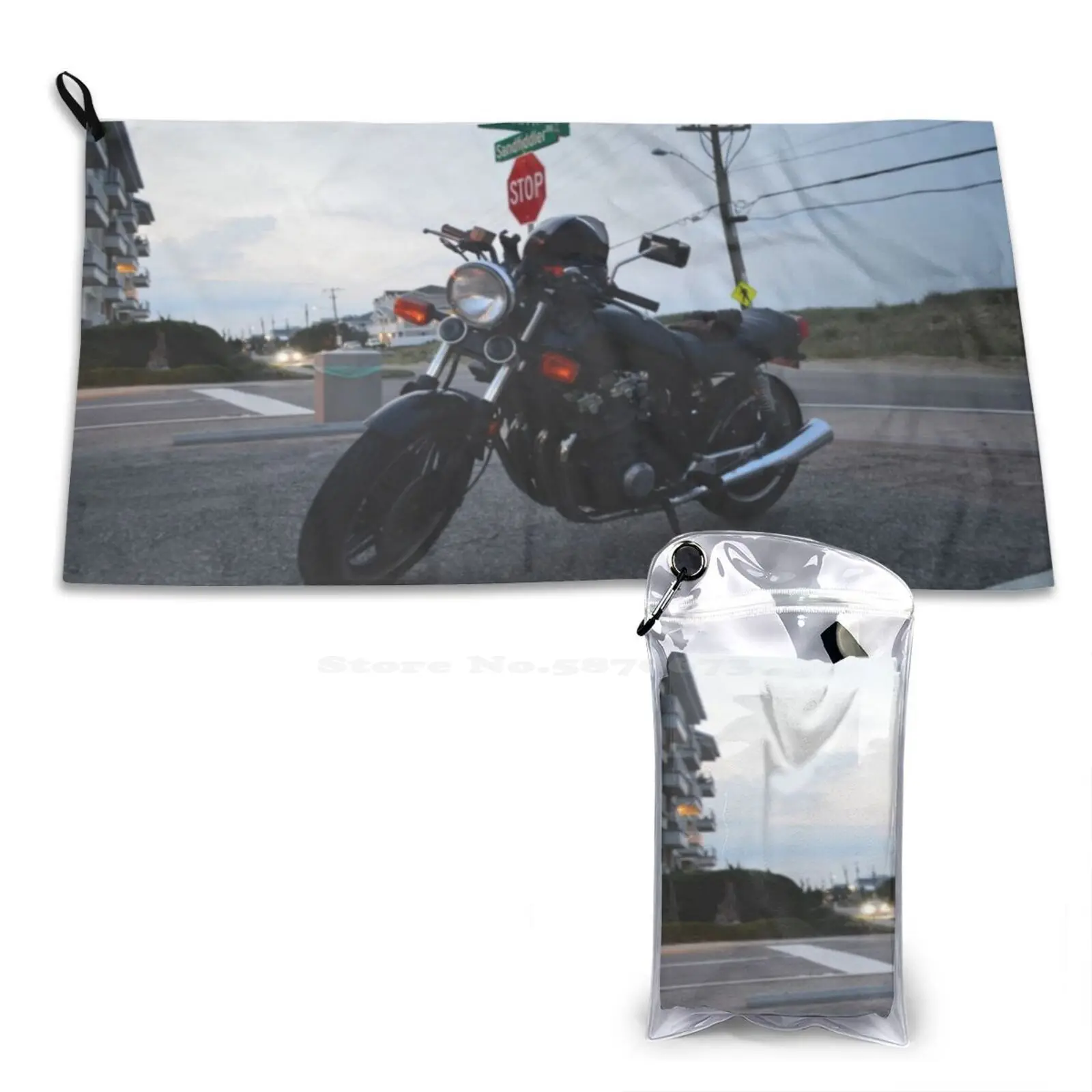 Zoom Zoom 3D Print Pattern Towel Soft Towel Cb900 Cb750 Cafe Racer Photography Biltwell Ridewell Gringo Croig Antique Classic