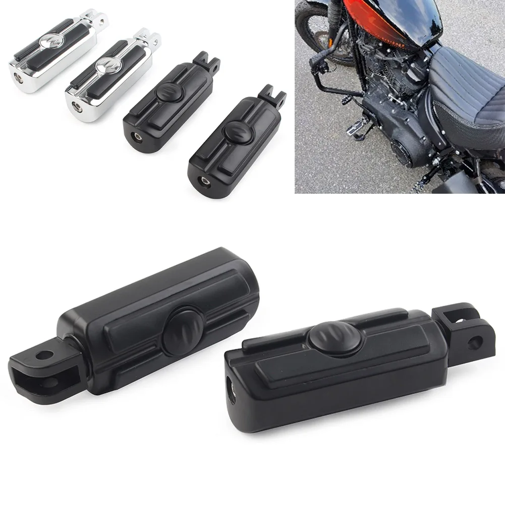 

1 Pair Motorcycle Front Foot Pegs Footrests Footpegs For Honda CBR 600 F5 2000-2008 For Goldwing GL1800 F6B 2001-2015