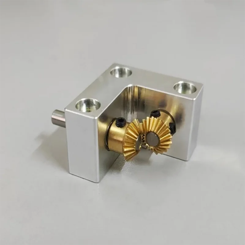 

Мини-прямоугольный коммутатор Micro 90 градусов 1:1, коническая коробка передач, сделай сам, модель самосборки, приводная коробка, диаметр вала 4 мм