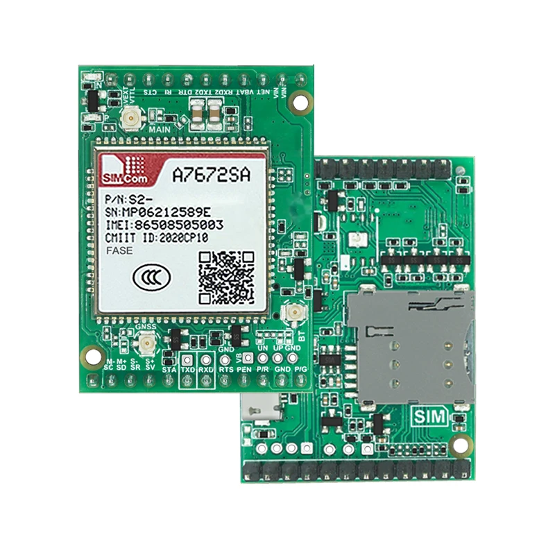 Placa De Desenvolvimento SIMCOM, Placa De Núcleo De A7672SA, LTE CAT1 + 4G + 2G, A7672SA